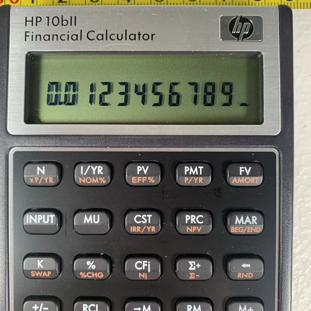 Hewlett Packard HP-10BII Plus Financial Calculator